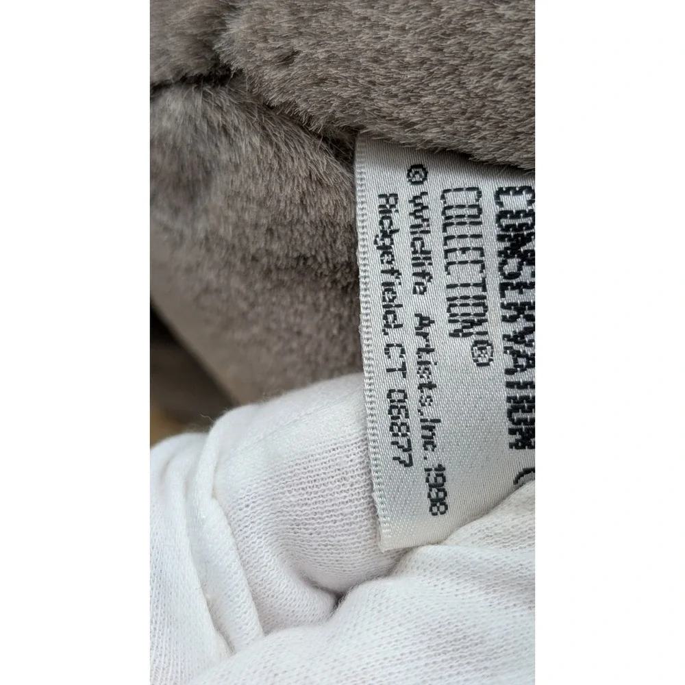 Conservation Collection Plush Elephant – Gray Stuffed Elephant Toy with Tag